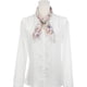 thumbnail image 2 of INSPIRE CHIC Bufandas de Chifón Floral Cuadradas Delgadas Largas para el Cuello Pañuelo Cuadrado-Blanco-1 90x90cm, 2 of 7