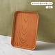 thumbnail image 1 of Xiao Hua Bandeja ligera de 2 piezas color marrón para alimentos - Bandeja de paja de trigo de 30,5 × 22 × 1,5 cm, libre de BPA, resistente y apta para lavavajillas., 1 of 3