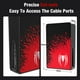 thumbnail image 4 of Compatible con PlayStation 5 Pro - Funda protectora antipolvo, antiarañazos, ajuste de precisión, almacenamiento vertical de la consola-Negro Rojo, 4 of 6