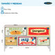 thumbnail image 4 of Mueble Comoda Cajonera 5 Cajones Decorados Carry All® Linea Vintage, 4 of 6