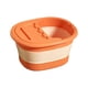 thumbnail image 1 of Ba?era De Pie Plegable Cubo De Ba?o De Pies Masajeador De Ba?o De SPA De Pies Para Acampar Naranja, 1 of 5