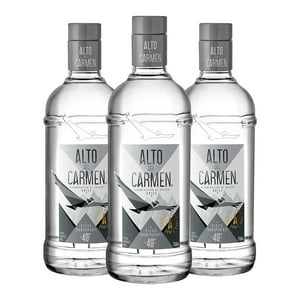 Alto Del Carmen - Pack 3X Pisco Transparente Reservado 40° 750Cc