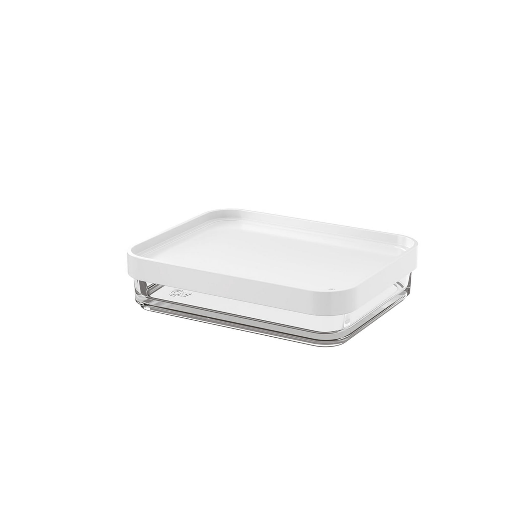 Pote De Plástico Uno Línea Clear Coza 280 Ml Blanco