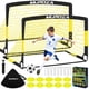 thumbnail image 1 of Goles de fútbol MUROZA Kids de 4 x 3 pies con balón de fútbol, paquete de 2 conos, 1 of 8