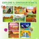 thumbnail image 2 of Kit de arte de aluminio Klever Kits Dinosaur con 120 hojas de aluminio y 140 pegatinas, 2 of 7