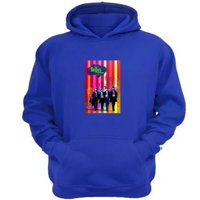 Genérico - Polerón Canguro The Beatles Azul Talla M Unisex