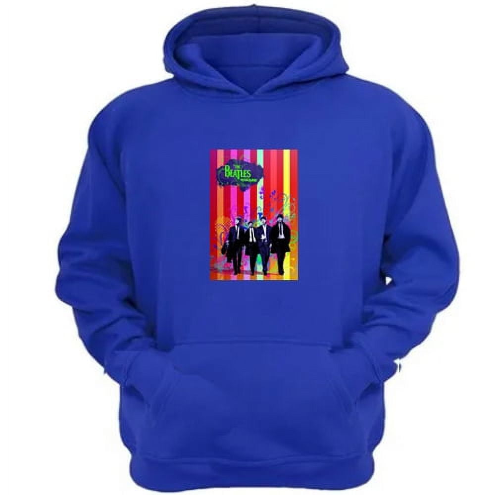 Genérico - Polerón Canguro The Beatles Azul Talla L Unisex
