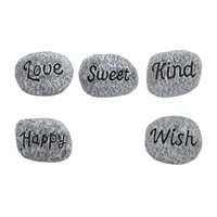 Magideal - Adoquines En Maceta, Decoración En Maceta Con Piedras Pequeñas, Decoración En Maceta Con Piedras Pequeñas De Resina En Miniatura, Para Decoración De