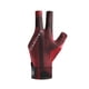 thumbnail image 5 of Guantes De Billar De Secado Rápido Antideslizantes Para Tacos De Billar Para Jugar Adultos Mujeres Negro Y Rojo, 5 of 5