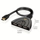 thumbnail image 2 of 4K Splitter 3 In 1 Out, 3-Ports Switcher Selector With Pigtail Cable,Supports Full HD 4K 1080P 3D Player, Hub Compatible With Fire Stick,HDTV,PS4 Game Consoles,PC, 2 of 2