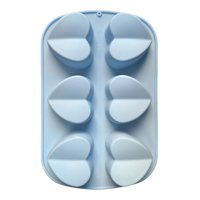 Genérico - Molde Silicona Moldes Silicona Reposteria Corazon Partido