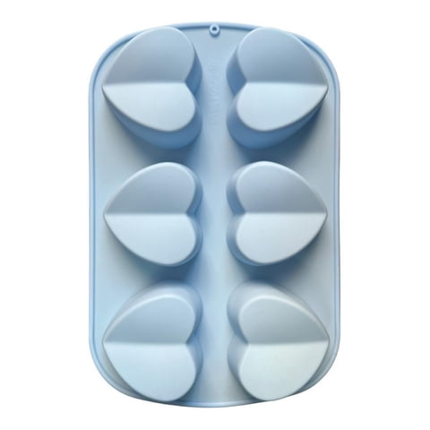 Genérico - Molde Silicona Moldes Silicona Reposteria Corazon Partido