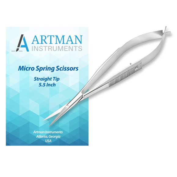 Tijeras Artman Instruments 14 cm Punta Recta con Resorte