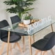 thumbnail image 2 of Comedor Minimalista | Mesa Vidrio 120x80 + 4 Sillas Tulip Negras, 2 of 2