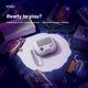 thumbnail image 3 of Funda elago AW5 gris claro con mosquetón para AirPods Pro 3, 3 of 8