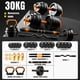 thumbnail image 2 of Set 30 Kg Mancuernas Barra Pesa Rusa Roller 6 En 1 Newgen naranja, 2 of 6