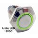 thumbnail image 2 of Pulsador Metálico 16mm con Anillo Led de 12v Colores [ Max ], 2 of 3