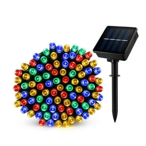 Disparo - Luces Guirnalda Navidad Solar 100 Led Rgb 10M Decoracion