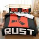 thumbnail image 1 of RustLogo Printed Bedding Set Duvet Cover Bed Set Quilt Cover Pillowcase Comforter Boys Adult Bedding Set, 1 of 5