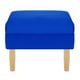 thumbnail image 5 of Sofa New Retro 3c + 2 Pouf Felpa 05 Azul Rey, 5 of 6