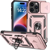 Estuche Gangxun Para Iphone 15 Pro, Soporte Giratorio 360°, Estilo Mecánico Y Magnético