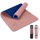 thumbnail image 1 of Esterilla de yoga Gruper antideslizante, ecológica, 8 mm de grosor, rosa y azul, 1 of 7