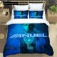 thumbnail image 1 of Rapper Anuel AA printed Bedding Sets exquisite bed supplies set duvet cover bed comforter set bedding set luxury birthday giftBed Sheets, 1 of 5