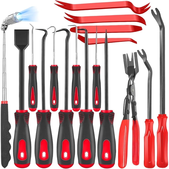 Set Ganchos Y Punzones 17 Pcs Telescopico 1876cm