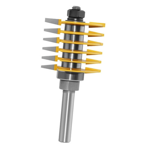 Magideal - Fresa De Unión De Dedos, Fresa De Extremo De Aleación, Broca De Grabado Para Sólidos 127 Mm