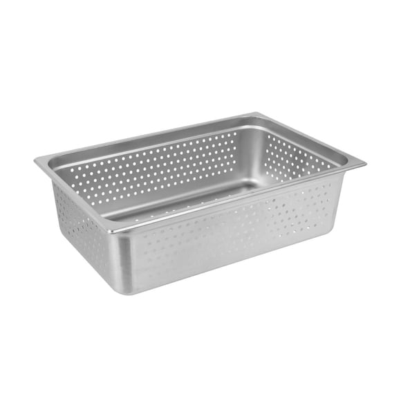 Contenedor Gastronomico Acero Inoxidable Perforado GN 1/1 x 15 Cm