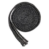 Bothyi - Cinta De Junta De Estufa De 78,74 ""Cinta De Junta Plana De Fibra De Vidrio Para Ventana De Puerta De Vidrio 2Mx10Mm