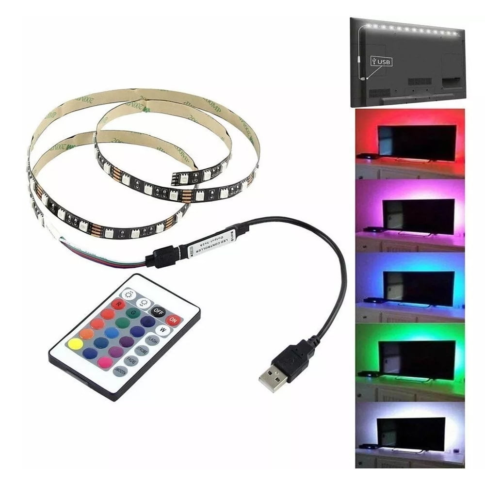 Maxdescuentos - Cinta Rgb Para Tv Tira Led Usb
