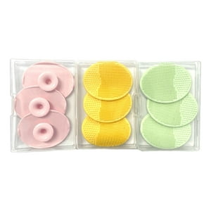 Genérico - Set 4 Cepillos Silicona Cabeza Exfoliacion Limpieza Bebe Lau