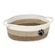 thumbnail image 5 of Cesta Tejida De Cuerda De Algodón, Cesta De Regalo Suave, Vacía Para Armario De Baño, Ropa, Color Caqui Y Marrón, 5 of 5