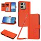 thumbnail image 1 of Funda Cartera Trébol para Xiaomi Redmi 17 4G/5G con Ranuras Tarjetas y Carga Inalámbrica Naranja, 1 of 6