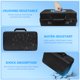 thumbnail image 5 of Compatible con la consola de juegos PlayStation 5 Pro Funda protectora de almacenamiento con correa para el hombro, organizador de gran capacidad para accesorios de viaje-Negro, 5 of 6