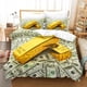thumbnail image 1 of Dollar Bedding Set Bed Set Aldult Kid Bedroom Duvetcover Sets Money dream come true, 1 of 5