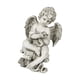 thumbnail image 4 of Escultura De Jardín Querubín Ángel Estatua De Jardín Para Patio Al Aire Libre Ángel Decorativo Con Pájaro, 4 of 5
