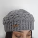 thumbnail image 1 of Boina Patagonica a Crochet Gris, 1 of 2