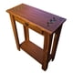 thumbnail image 3 of Mesa De Arrimo Cafe Con Grabado De Resina Espiga, 3 of 3