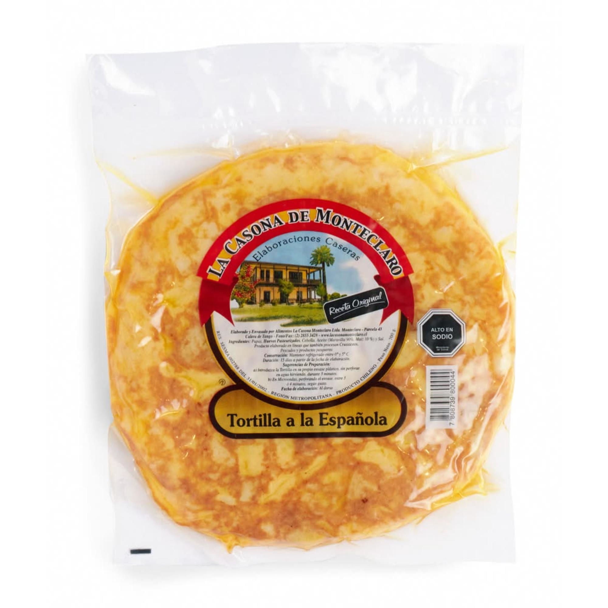 Tortilla Española Original 400 g La Casona Monteclaro