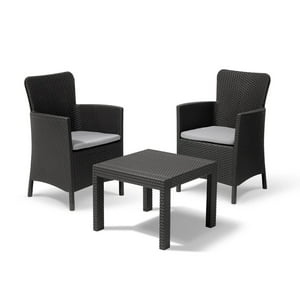 Set De Balcón Salvador Keter Gris Oscuro