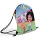 thumbnail image 5 of Cleo y Cuquín Mochila de Cuerdas para Deportes y Gimnasio, Bolsa de Cuerdas Resistente al Agua, Bolsa Cinch, 30×40cm, 5 of 6