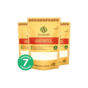 Ambrosia Spa - Pack 3, Eritritol 500Gr