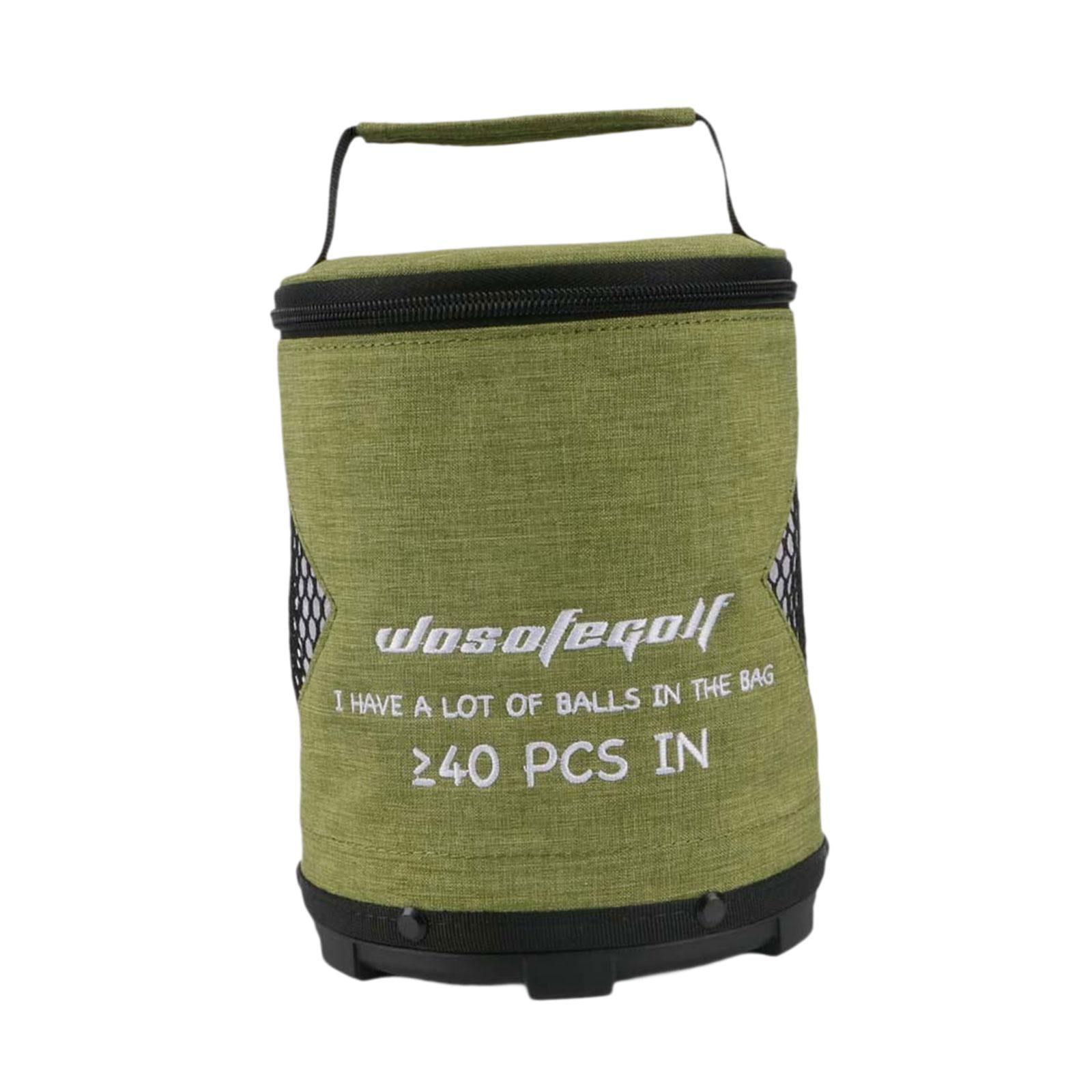 Magideal - Bolsa Para Pelotas De Golf, Bolsa De Almacenamiento Para Pelotas De Golf, Portador De Almacenamiento Portátil, Estuche De Regalo Para Golfistas, Conte Verde Medio