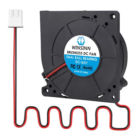 Ventilador Soplador WINSINN 120x32mm 24V con Rodamientos Duales