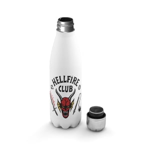 Creango - Botella Agua Termica Hellfire Club Stranger Thing De Acero Inoxidable