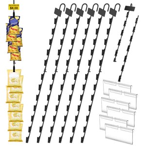 Estante De Exhibición De Chips Ngdiluxury Para Colgar Tiras De Mercadería, 32 Cm