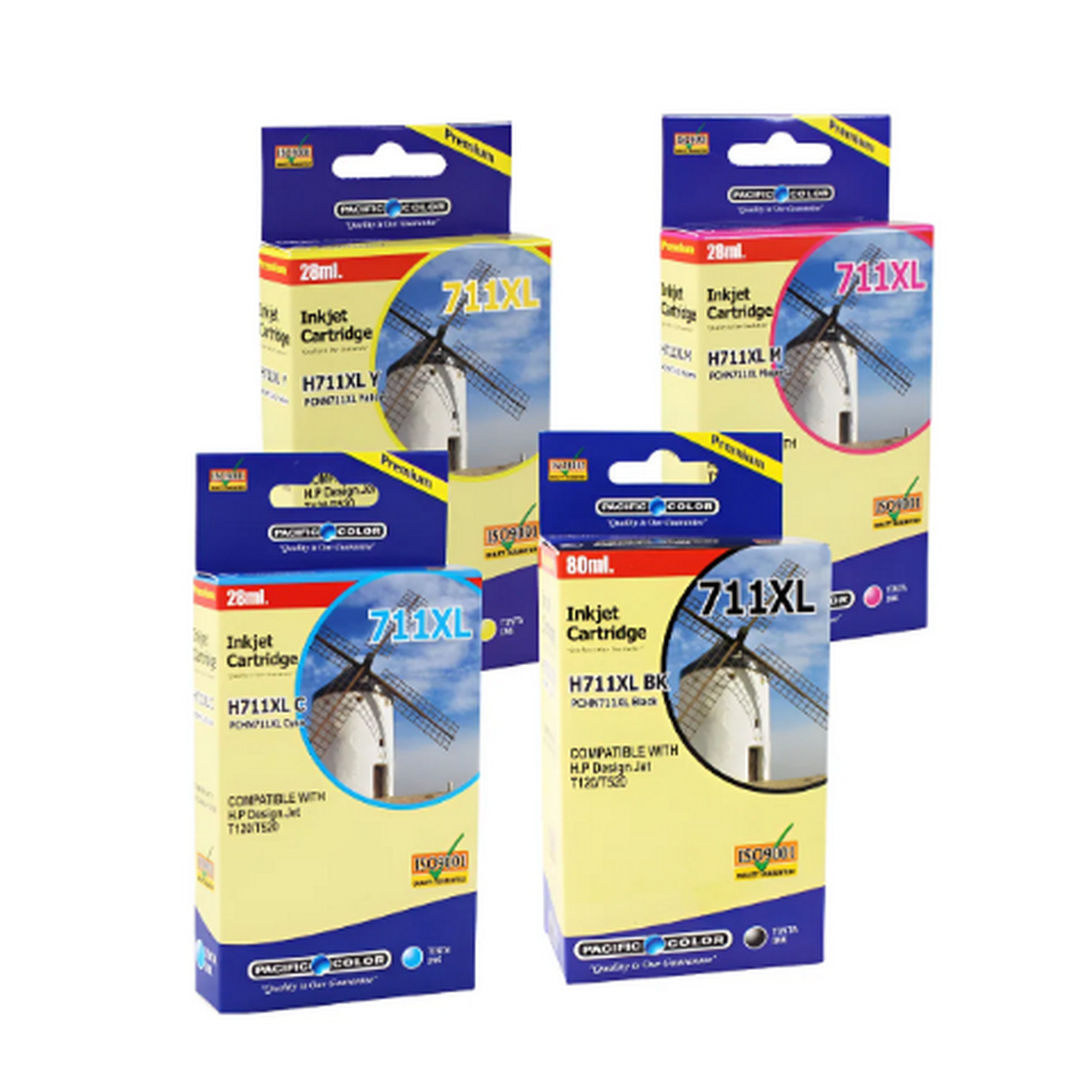 Pacific Color - Tintas Alternativas Xl Hp 711 T120 T520
