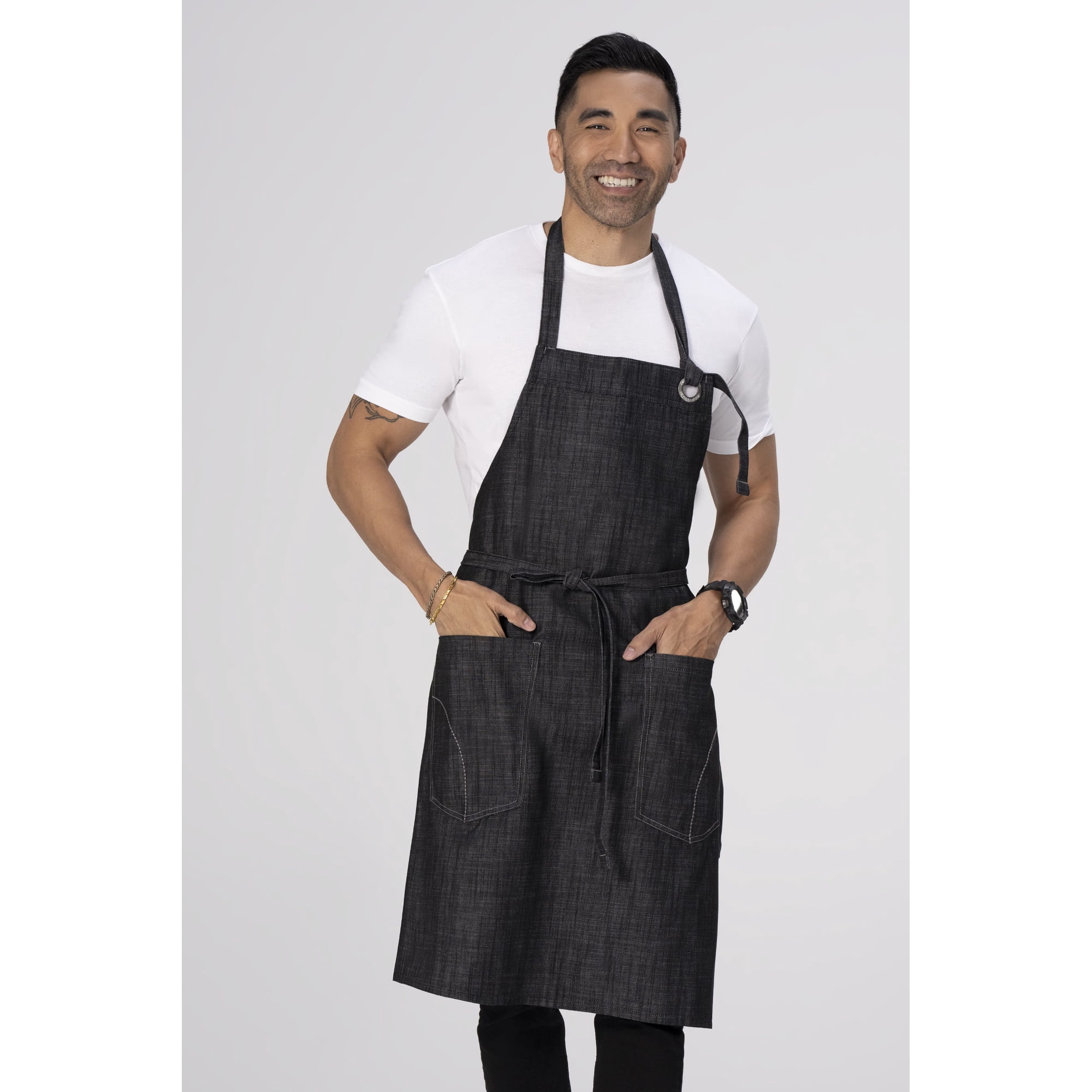 Chef Works Chile - Pechera De Chef Corvalis - Negra | Chef Works